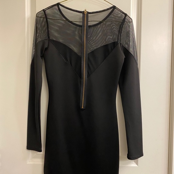 ✨2/$22 - Mesh sleeves Midi dress - Picture 2 of 2